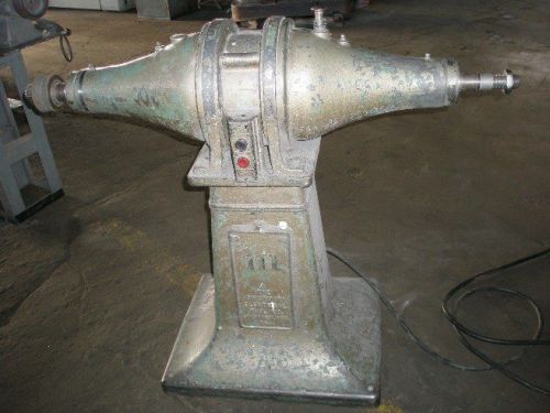 Cincinnati 7.5 hp heavy duty pedestal  buffer enclosed spindle for sale