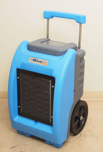 BlueDri BD-100LGR Commercial Dehumidifier 200 PPD ONLY 141 HOURS ON METER! BLUE!