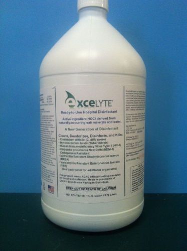 Excelyte / EcaFlo Anolyte hypochlorous acid disinfectant sanitizer cleaner 4 Gal