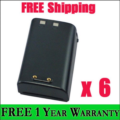 6 Batteries CNB412-12v600mAh Ni-Cd for Standard 2Way Radios C-112/C412 series