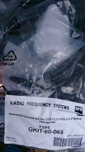NEW RFS GKIT-60-065 STD Ground Kit E65 FLEXWELL Ellipitical Waveguide