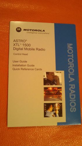 Motorola xtl astro 1500 two way radio commercial series user guide cd control hd for sale
