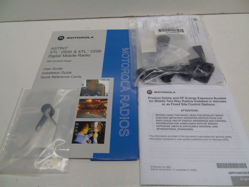 Motorola XTL2500 DUST COVER AND CD/OWNERS MANUAL KIT NEW CHEAP!