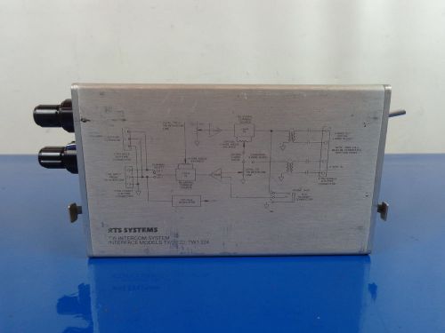 Rts systems tw1 222/tw1 224 intercom system interface for sale