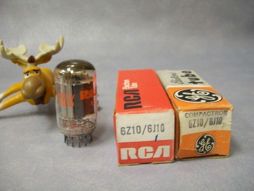 6Z10 / 6J10 Vacuum Tubes NOS General Electric / RCA  Lot of 2