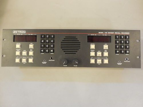 Zetron Model 21D Instant Recall Recorder - Operator Control Panel
