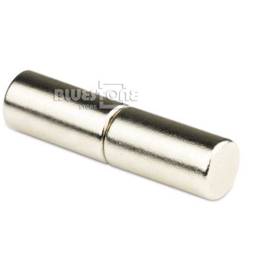 2pcs Strong Round Long Bar Cylinder Magnets 10 * 20 mm Neodymium Rare Earth N50