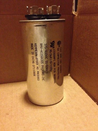 Dual run capacitor  35 + 3 uf mfd 370 volts  prcd353 for sale