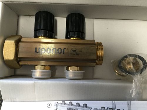 Wirsbo uponor a2663222 truflow jr valved manifold 2 loop for sale