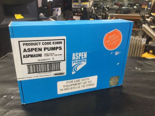 Aspen pumps spmauni mini aqua pump kit -250volts code 83809 new for sale