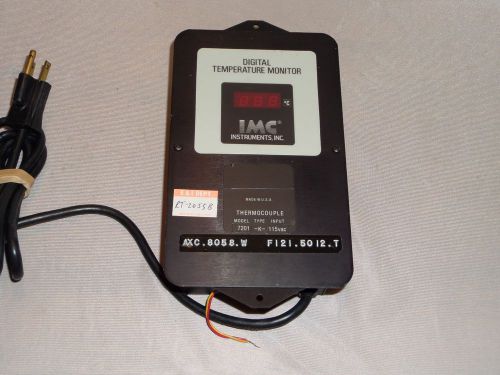 IMC Thermocouple Digital Temperature Monitor Model 7201-K 110 V 115 VAC