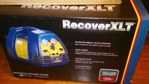 Yellow Jacket 95760 RecoverXLT Refrigerant Recovery Machine