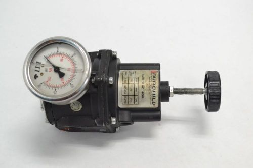 Fairchild 4064 pressure gauge 250psi 1/4x1/2in npt pneumatic regulator b276079 for sale