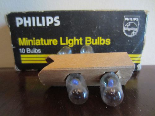 Box Of 4 Philips Miniature Light Bulbs Lamps CP9 1815 12V .20A New In Box Mini