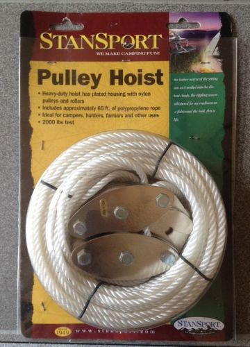 Standport heavy duty pulley hoist 2000 lbs. for sale