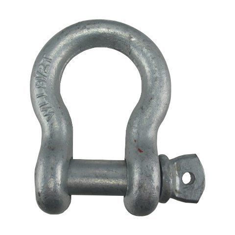 1&#034; galvanized shackle (8-1/2 ton capacity) for sale