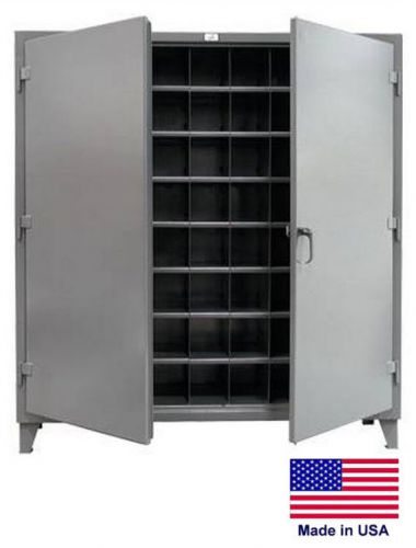 Storage / pick bin cabinet - 72 compartments - lockable - 78 h x 24 d x 72 w for sale