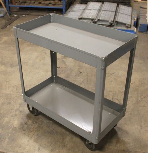 Industrial Steel Cart, approx 30&#034; x 16&#034;, 2 shelves, Chicago