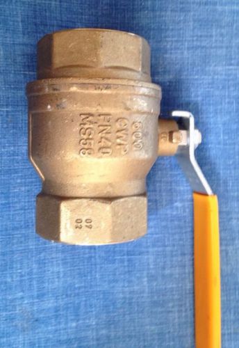 2&#034; inch parker brass ball valve 600 wog full port threaded for sale