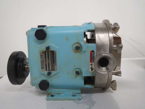 WAUKESHA 006 1 IN POSITIVE DISPLACEMENT STAINLESS ROTARY LOBE PUMP B381279