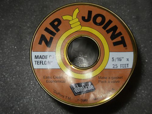 (y2-4) 1 nib roll john crane 5/16&#034; x 25ft teflon zip joint packing rope for sale