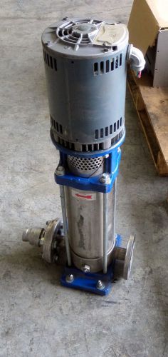 Goulds ssv 1svb1h1l0 vertical multistage pump w/ marathon electric g289 motor for sale
