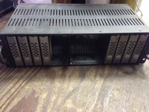 Pelco RK5000-3U 19&#034; Rackmount Chassis including PELCO4 transmitters 4 recievers