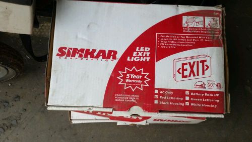 Simkar led exit sign for sale