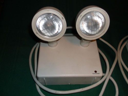 Cooper Sure-Lites HS1R emergency light, indoor use, 120 volt, 1 of 2, no reserve