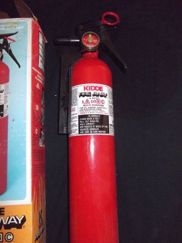 Kidde multi purpose fire extinguisher 1a10bc emergency safety garage charged for sale