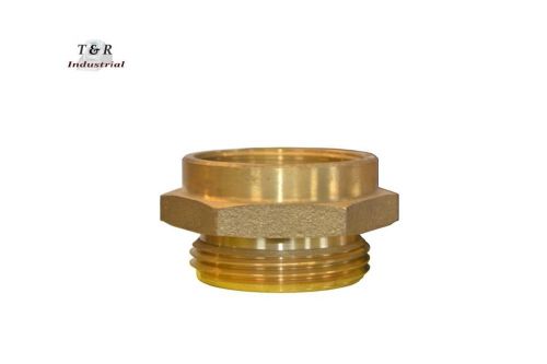 Fire Hydrant Brass Adapter 1-1/2&#034; NPSH(F) x 1-1/2&#034; NST(M)