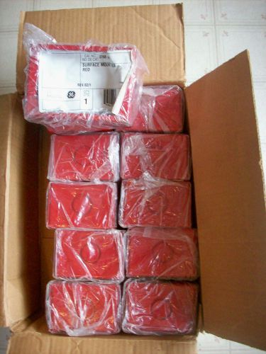 GE SECURITY SURFACE MOUNT RED BOX 276B-RSB ALL NEW IN BOX
