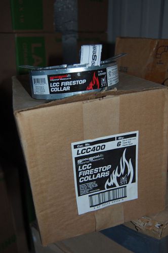 Case 6 new sti specified technologies specseal lcc firestop collars lcc400 4&#034; for sale