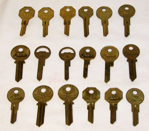 Locksmith LOT - 18 Uncut Key Blanks for NATIONAL /JECO  Locks