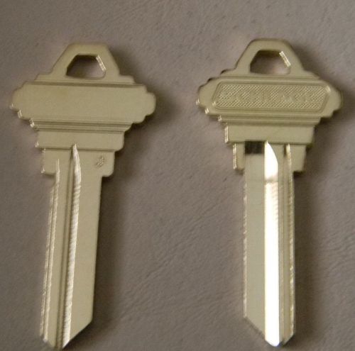 Schlage key blanks (2) - k keyway- 6 pin for sale