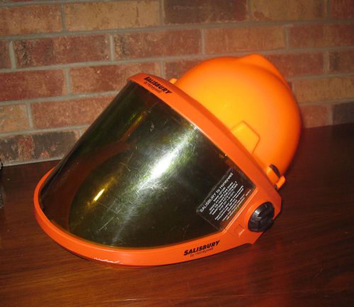 Salisbury By Honeywell Orange As1200Hat Hardhat w/ ARC Flash Protective Shield
