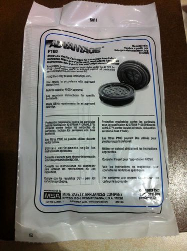 Msa advantage p100 815369 filter micro low profile cartridge for respirator mask for sale