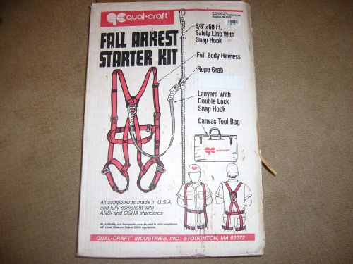 Qual craft 5000 fall arrest starter kit  new!  free shipping! for sale