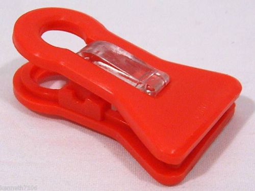 36 plastic clips badge craft squeeze clip holder hanger bulk lot multi color new for sale