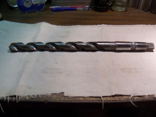 (#4714) Used Machinist 7/8 American Made Extra Long Morse Taper Shank Drill