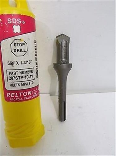 Relton 207stp-10-19, 5/8&#034; x 1 3/16&#034;, sds plus stop drill for sale