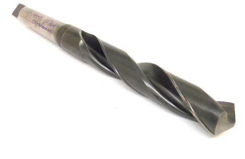 Used cleveland 1-25/64&#034; taper shank twist drill 1.3906&#034; #4mt chipbreaker for sale
