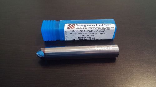 Niagara Cutter Carbide Endmill CM490, EDP # 76602