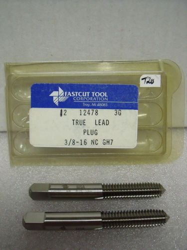 3/8”-16 gh7 plug roll form tap hss fastcut tool new - usa – 2 pc lot t20 for sale