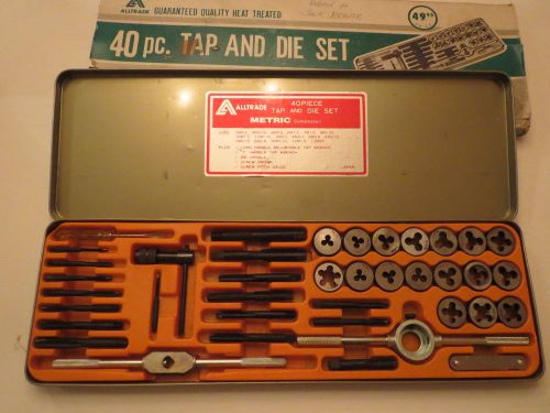 Alltrade Tap and Die Set 40 pieces Metric
