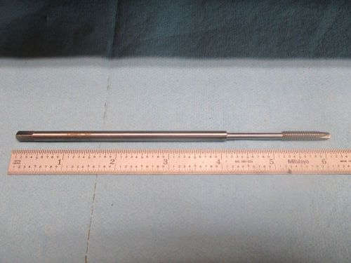 10 24 nc hs gh3 6&#034; long 2 flute pulley extension tap usa made #10 - 24 toolmaker for sale