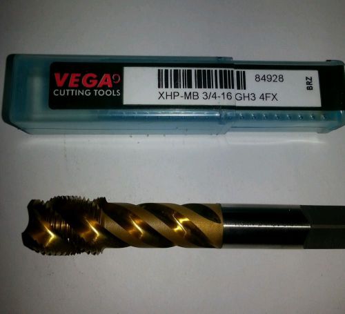 VEGA cutting tools XHP-MB 3/4-16 GH3 4FX spiral fluted tap