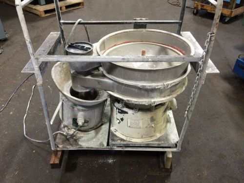 Sweco vibrating screen 24&#034; stainless steel (28584) for sale