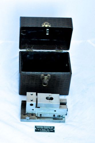 J and s tool co. precision grinding vise with sine angle plate for sale