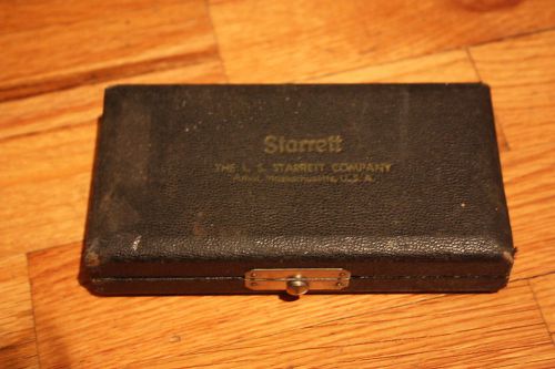Ls starrett micrometer caliper 436-1 inch with black case for sale